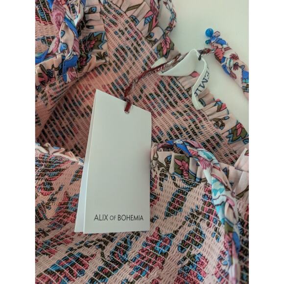NWT Alix Of Bohemia Club Tropical Ruffle DressSize Large - Picture 7 of 13